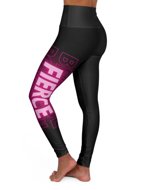 Fierce In Pink High Waisted Leggings