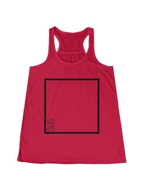 SUS Flowy Racerback Tank - Red