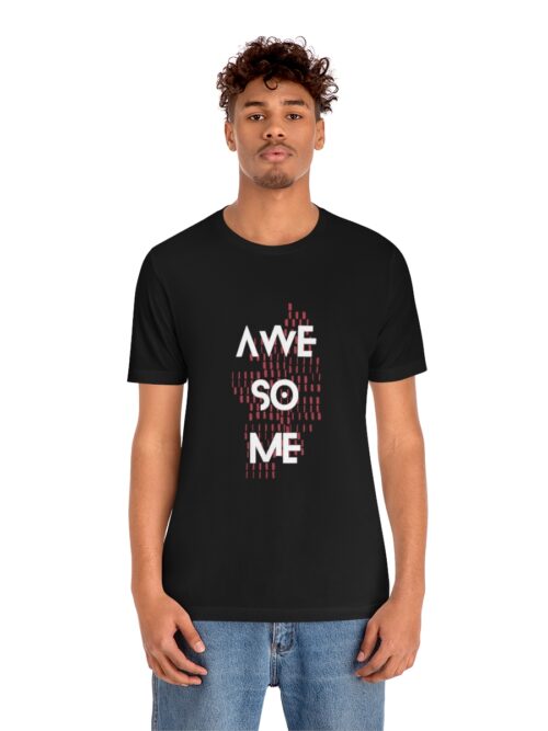 AWE SO ME Short Sleeve Tee - Red/White