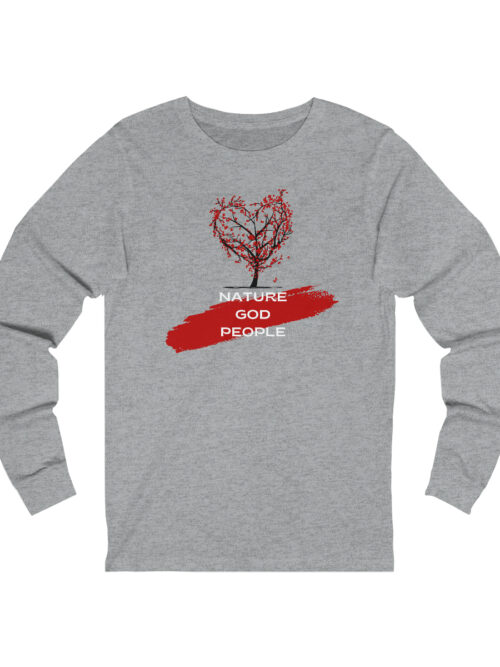 Nature God People Long Sleeve Tee