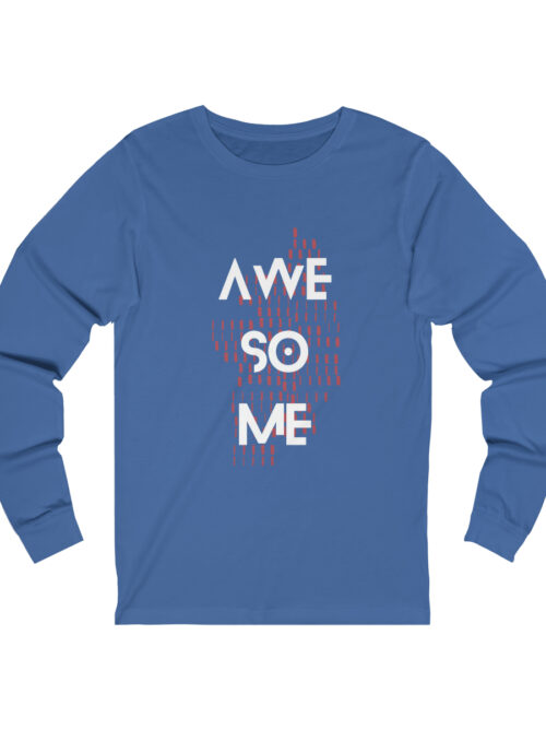 AWE SO ME Long Sleeve Tee - Red/White