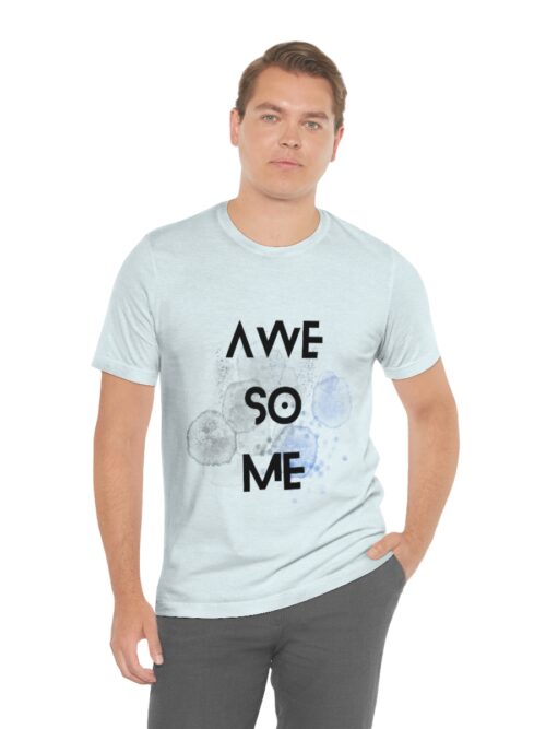 AWE SO ME Short Sleeve Tee - Black/Blue/Gray