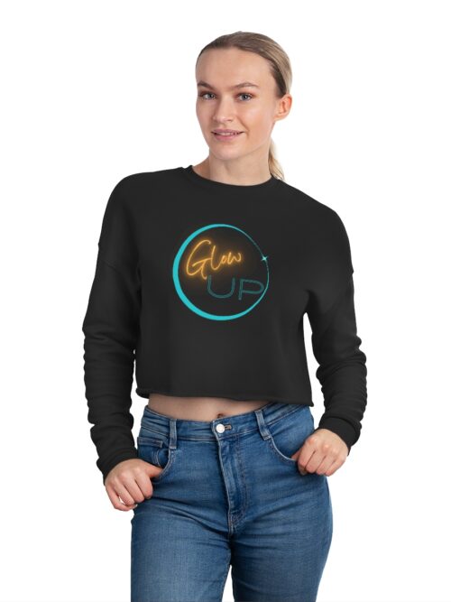 Glow UP Cropped Sweatshirt