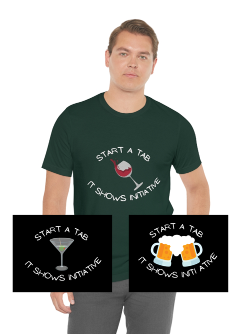 Start a Tab Short Sleeve Tee