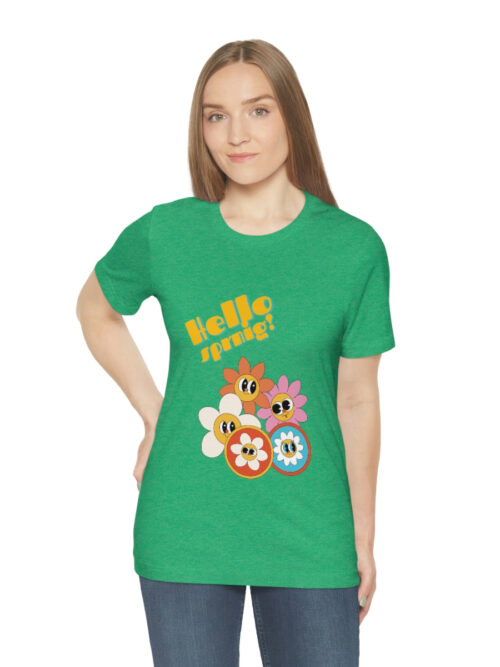 Hello Spring Short Sleeve T Shirt