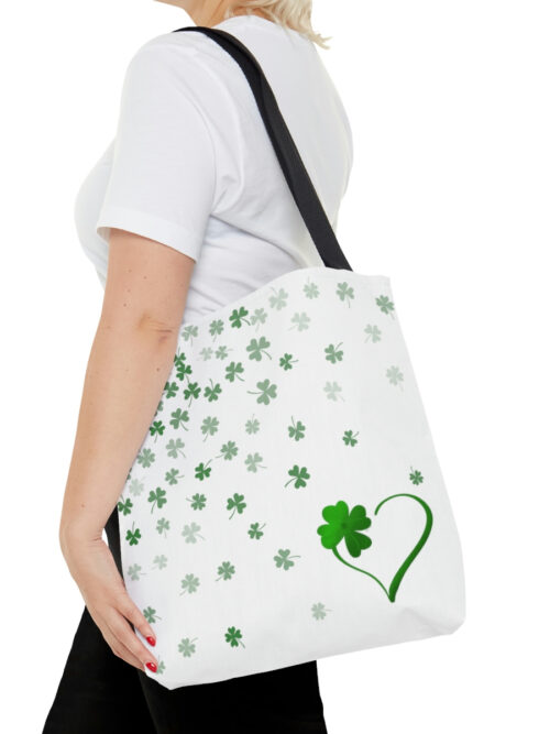 St Patrick's Day Clover Love Tote Bag