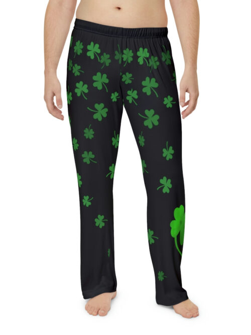 St Patrick’s Day Clover and Love Pajama Pants