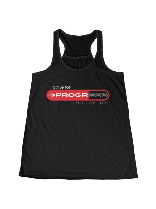 Strive For Progress Flowy Racerback Tank